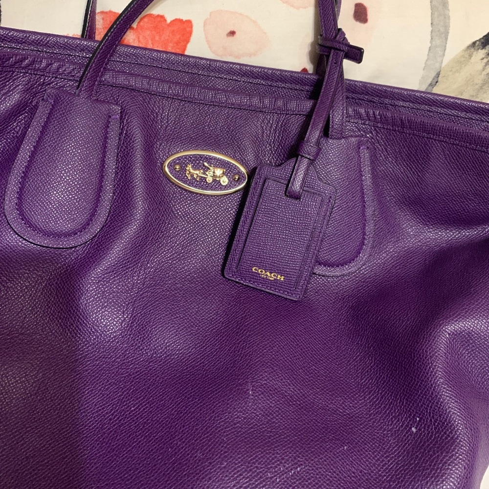 Purple Coach Purse